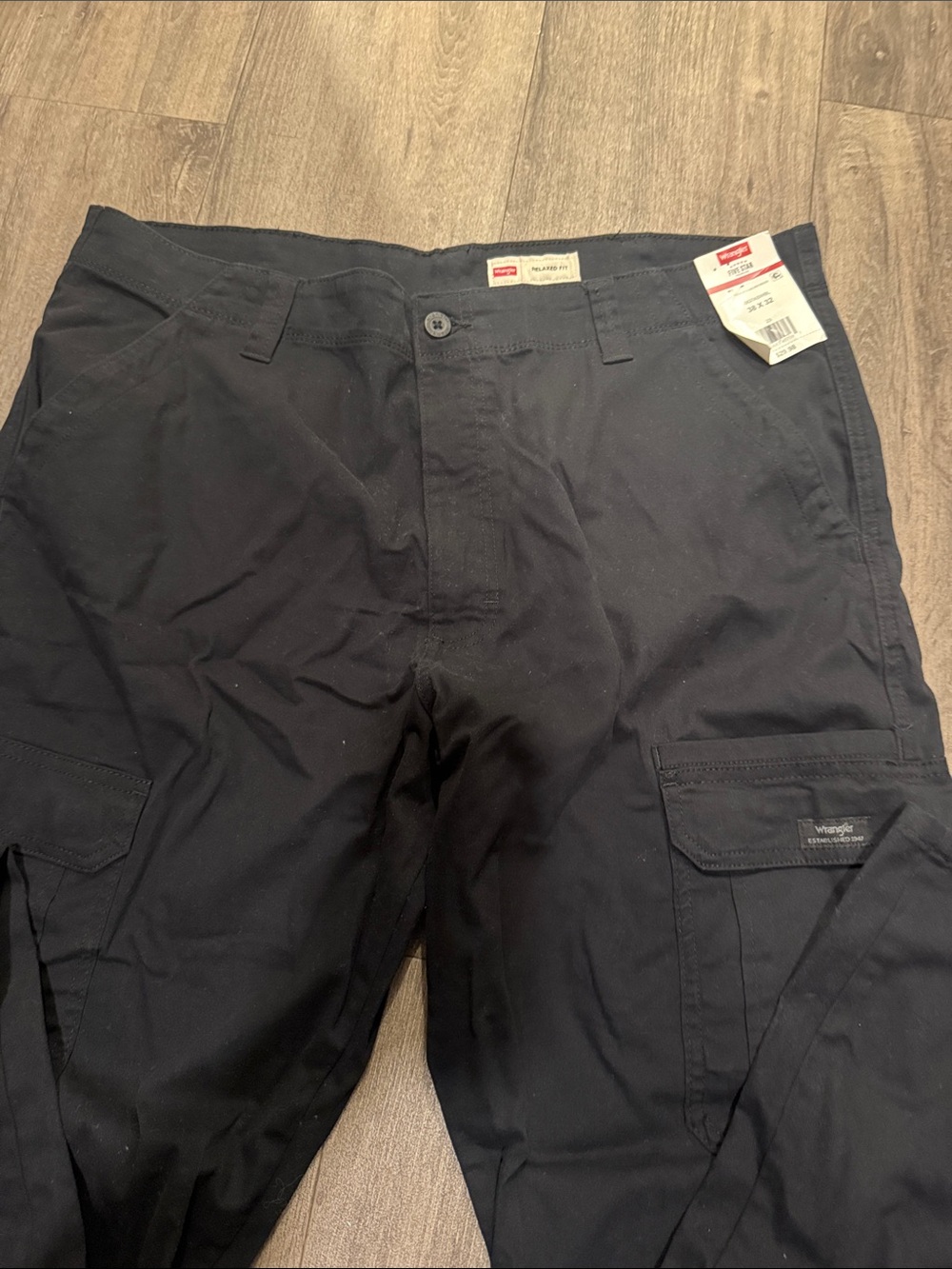 Wrangler Men’s Black Cargo Work Pants